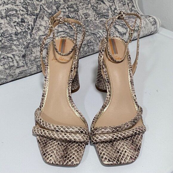 SAM EDELMAN KIA BLOCK HEEL SANDAL Size 6.5 - Picture 3 of 7